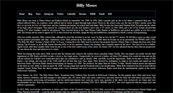 Desktop Screenshot of billymoses.com
